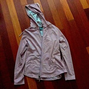 Women's Light Pink Hooded Jacket